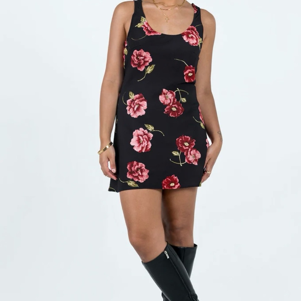 Princess Polly SHELLI VINTAGE FLORAL MINI DRESS SIZE 10/ Large